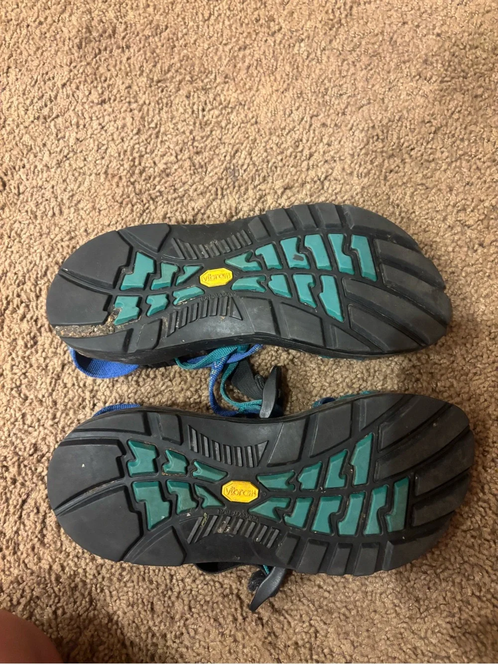 Women’s teal and Blue Strappy Outdoor Sandals Chacos